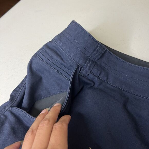 Kuhl Shorts Mens 40 Navy Blue Resistor Lite Chino Stretch Performance 10” Inseam - Picture 7 of 11